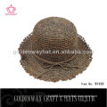 natural straw boater hat for ladies